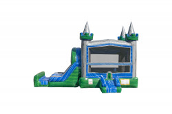 $325 Emerald Castle Combo Dual Slide W/Hoop Dry Use